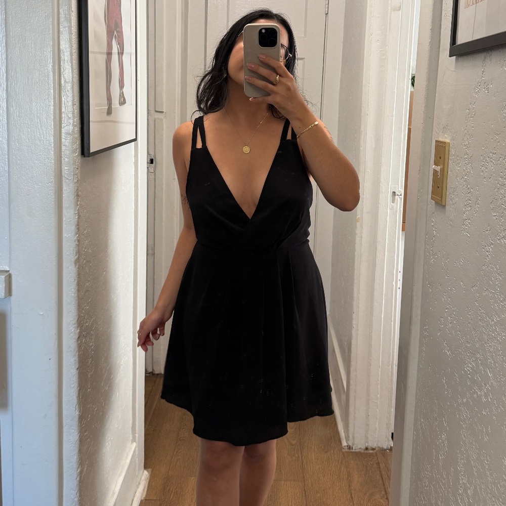UO Black Mini Dress